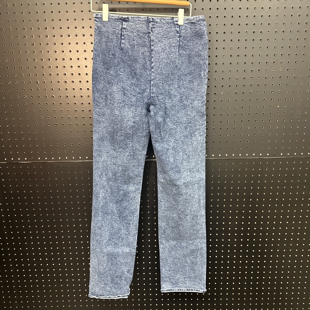 Women's Lumière Large Blue Jeans No Pockets Waist Across 14.5in (126) - Picture 8 of 9